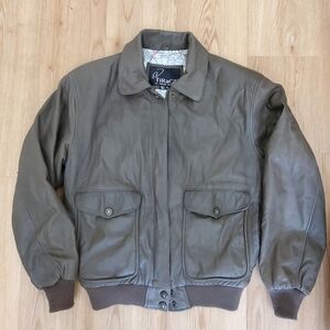 Men's Brown Leather Jacket